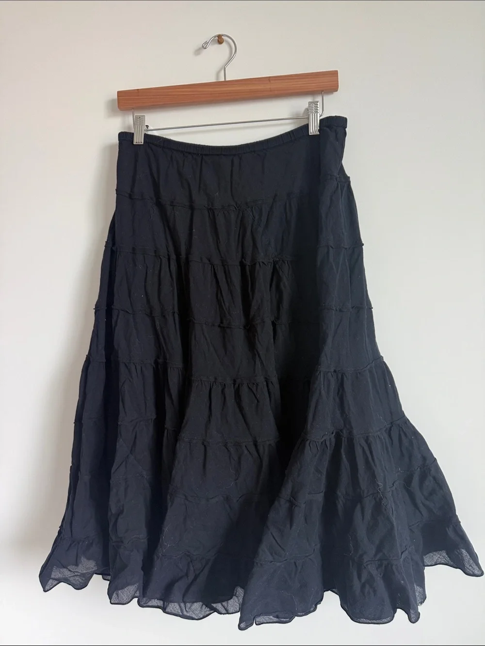 Vintage Bila tiered midi a line skirt - Picture 3 of 4